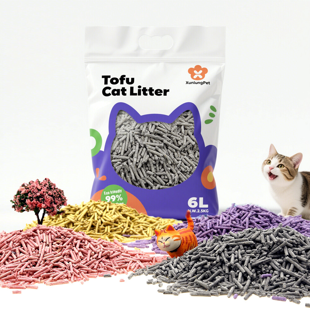 Strip Tofu Cat Litter XT-A Activated charcoal, Size:1.5/2 mm