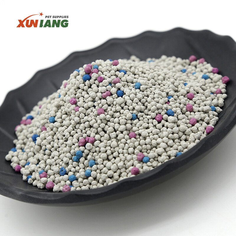 Factory Wholesale Spherical Sodium Bentonite Cat Litter Multi Scent Dust Free OEM Custom - gallery thumbnail 2