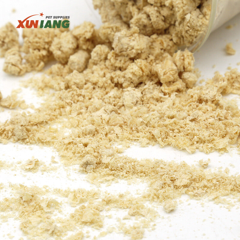Wholesale Natural Pine Wood Pellet Cat Litter Biodegradable Flushable Kitty Sand - gallery thumbnail 5