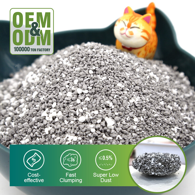 Eco Friendly Cassava Bentonite Blend Cat Litter Sand Eco Friendly Cassava Bentonite Blend Cat Litter Sand