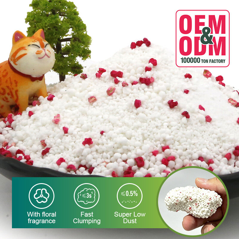 Cassava Cat Litter With Deodorizing Factor Low Dust Eco‑Friendly Flushable Cassava Cat Litter With Deodorizing Factor Low Dust Eco‑Friendly Flushable