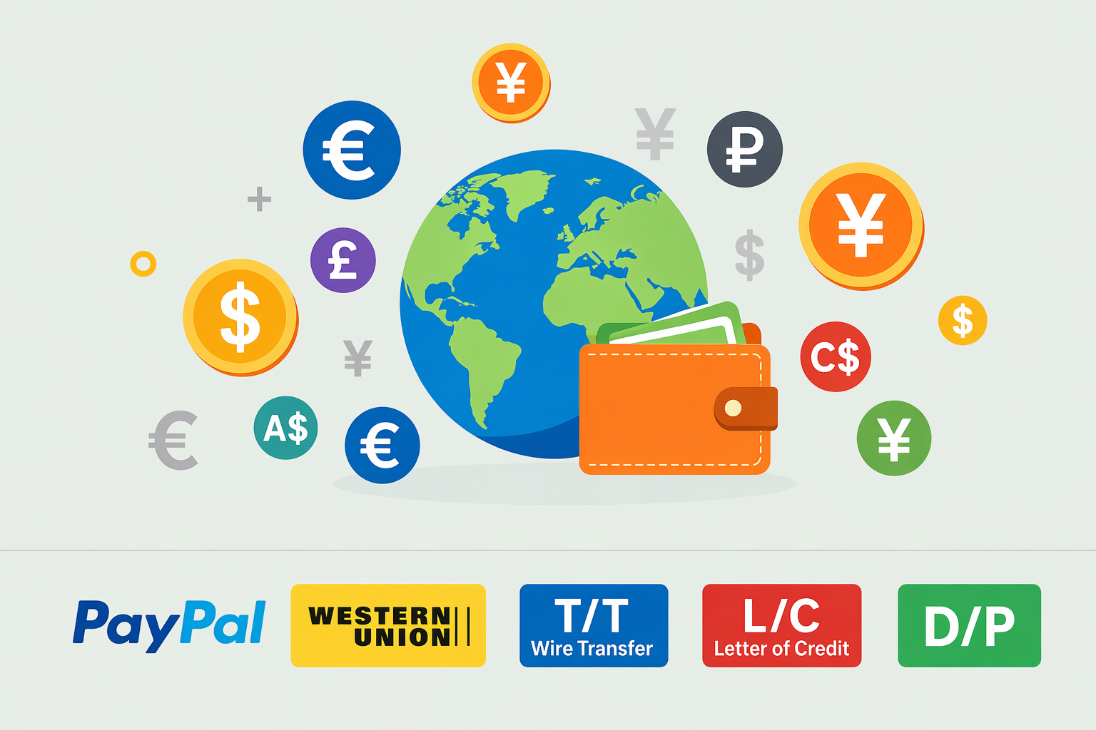Accepted payment methods