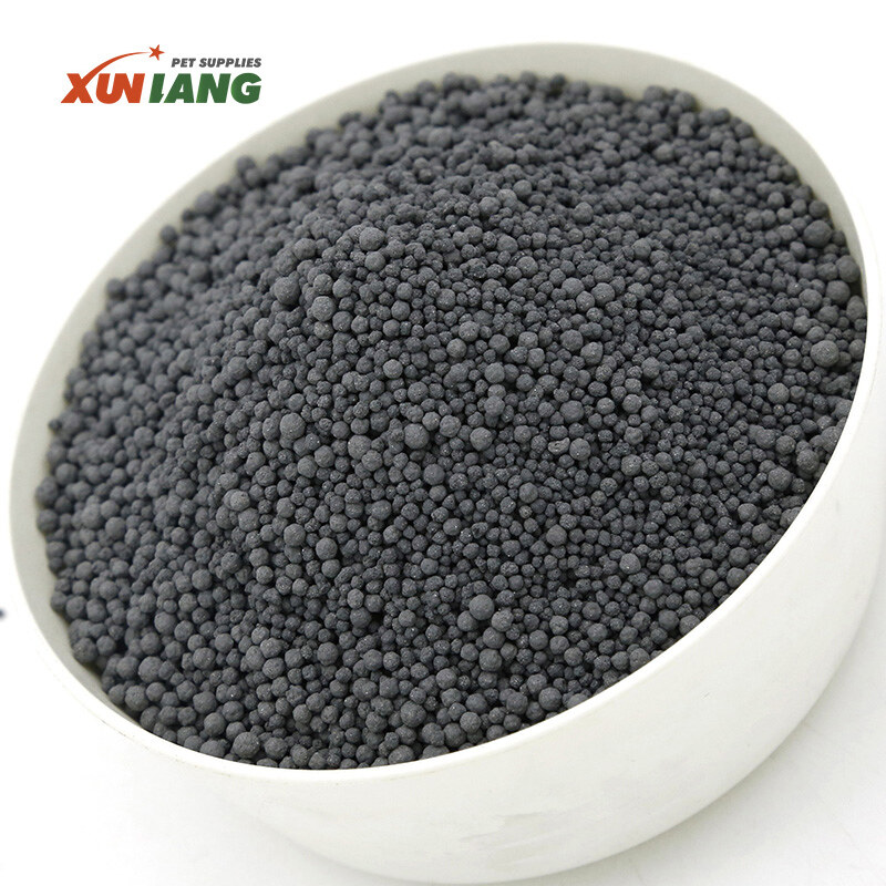 Spherical Activated Carbon Bentonite Cat Litter High Efficiency Odor Removal Cat Sand - gallery thumbnail 3