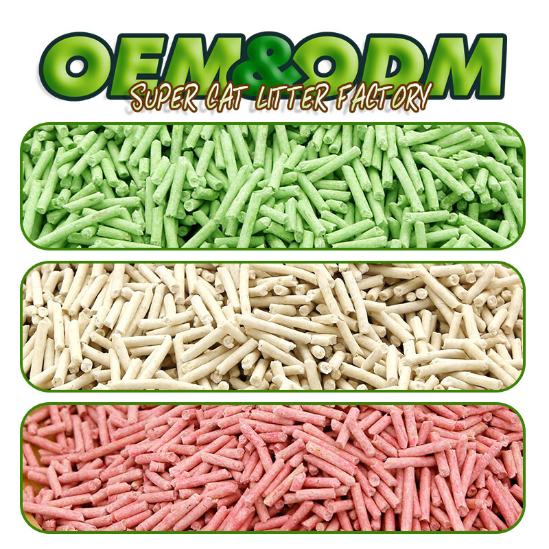 Odor Control Peach Flavor Tofu Cat Litter Degradable Flushable - gallery thumbnail 3