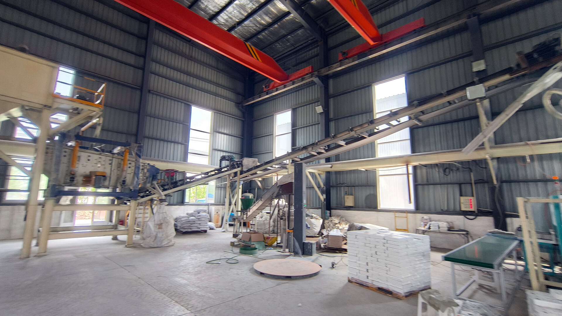 Cat litter manufacturing equipment