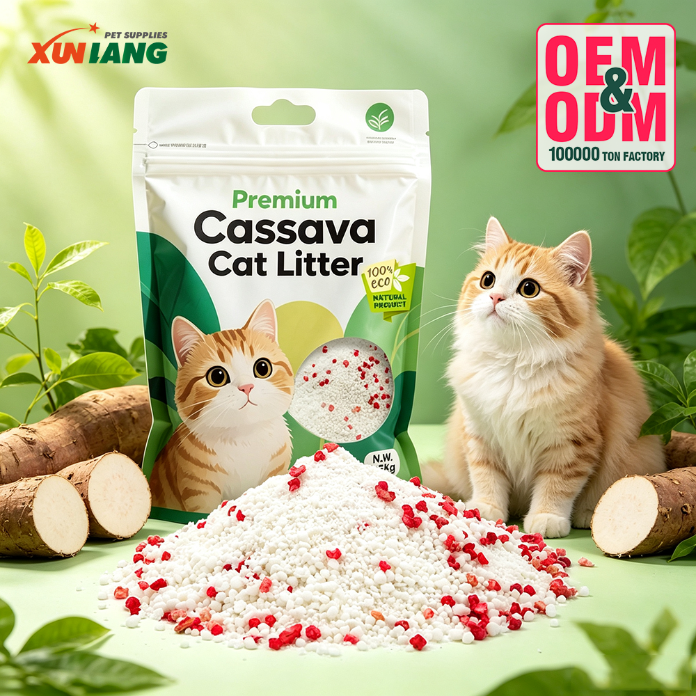 Deodorizing Cassava Cat Litter Eco‑Friendly Cat Sand Deodorizing Cassava Cat Litter Eco‑Friendly Cat Sand