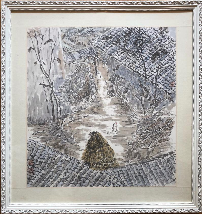 醍醐灌顶国画作品