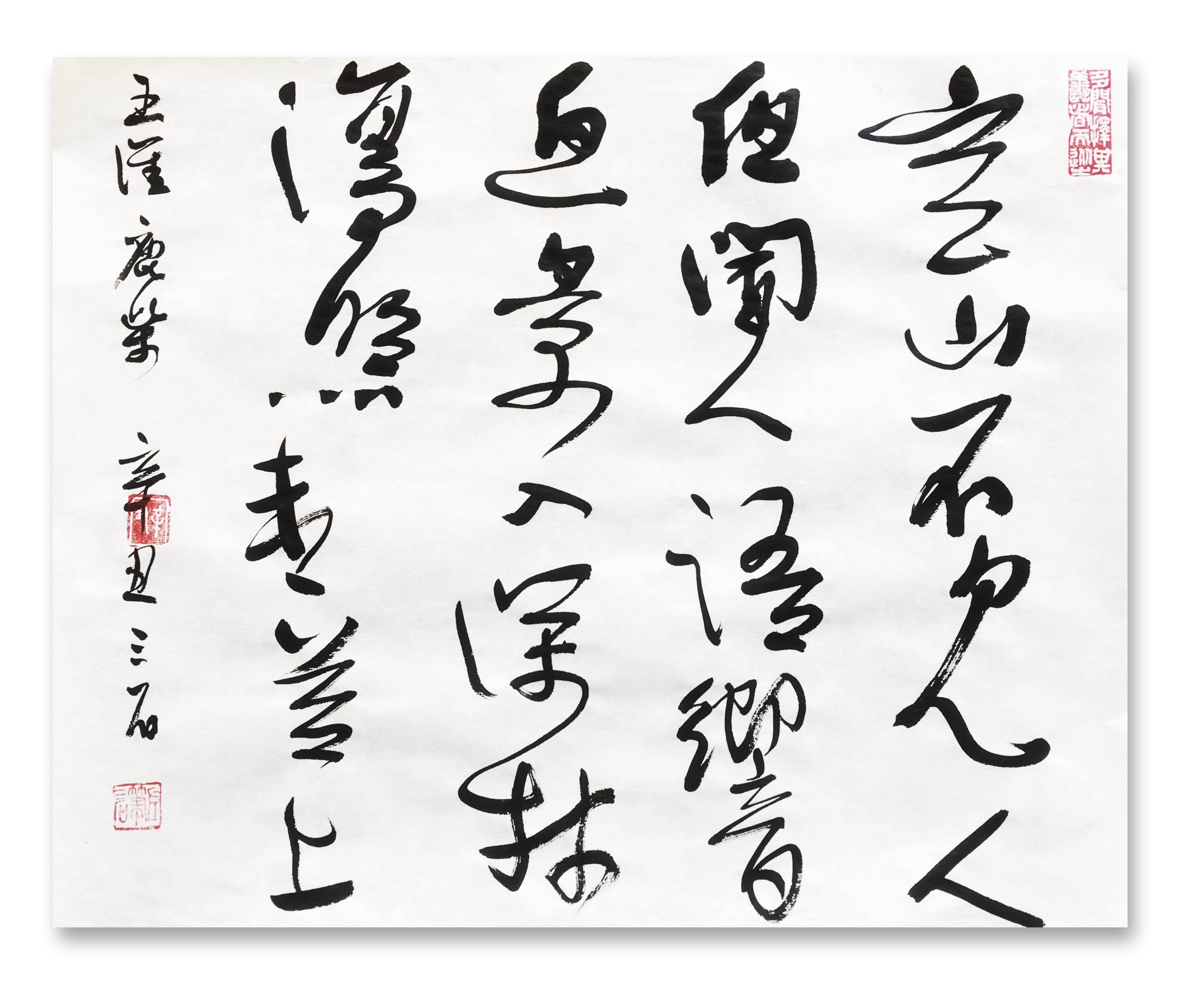 空山不见人