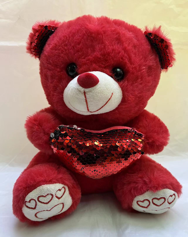 Sequin Embroidered Bear
