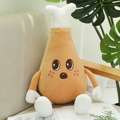 Chicken Leg Plush Pillow