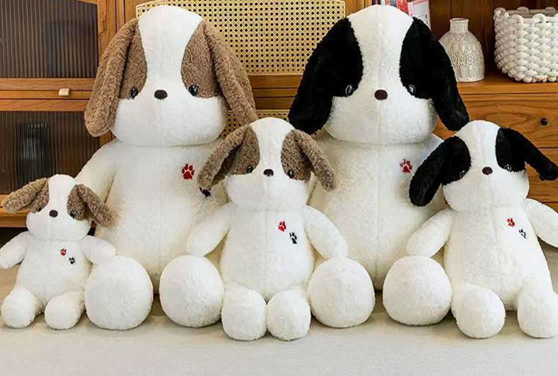 Curly Hair Dog Plush Toy Stuffed Animal Toys