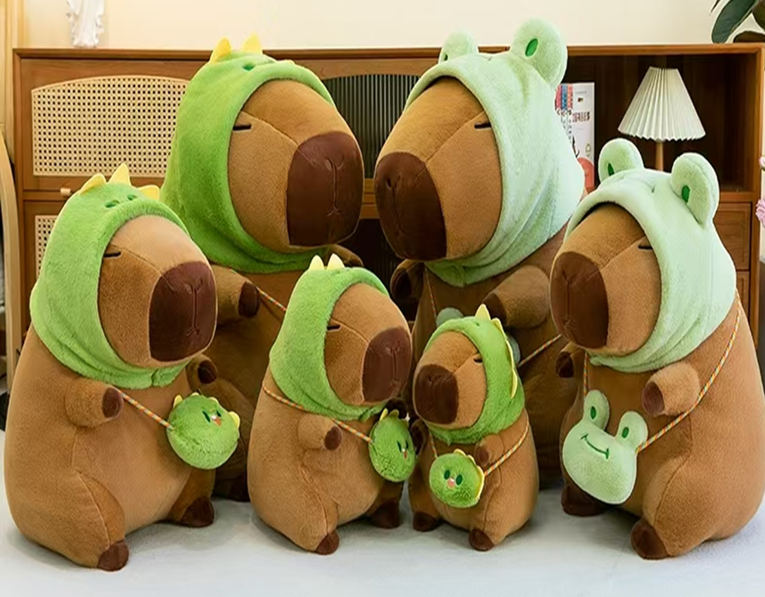 Capybara Plush Backpack Toy