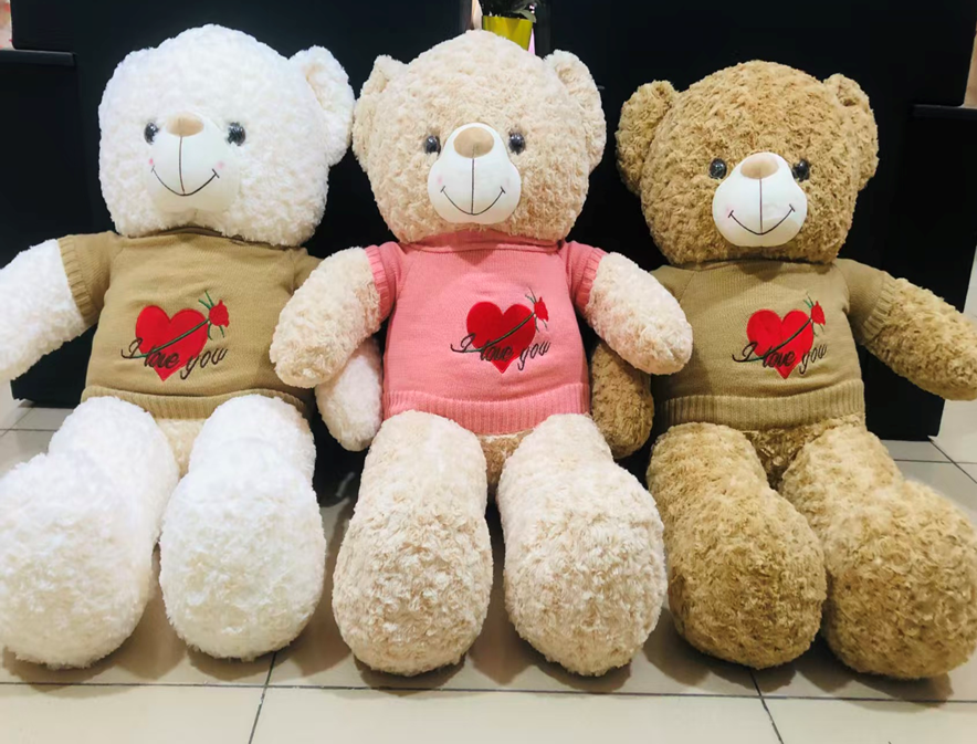 Rose Sweater Bear
