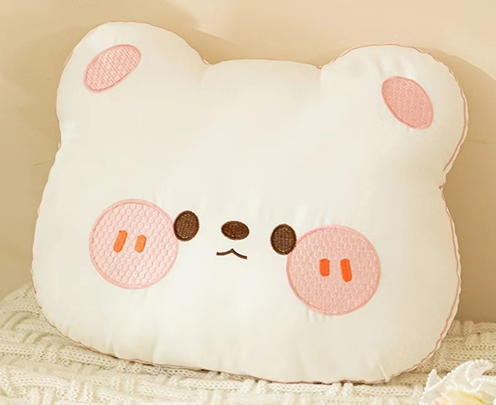 Red Heart Plush Pillow