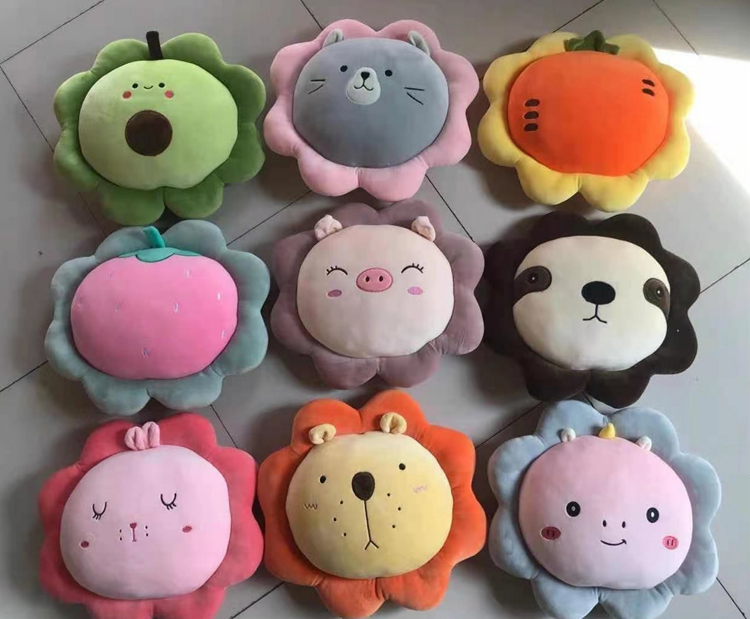 Flower Plush Toy Blanket