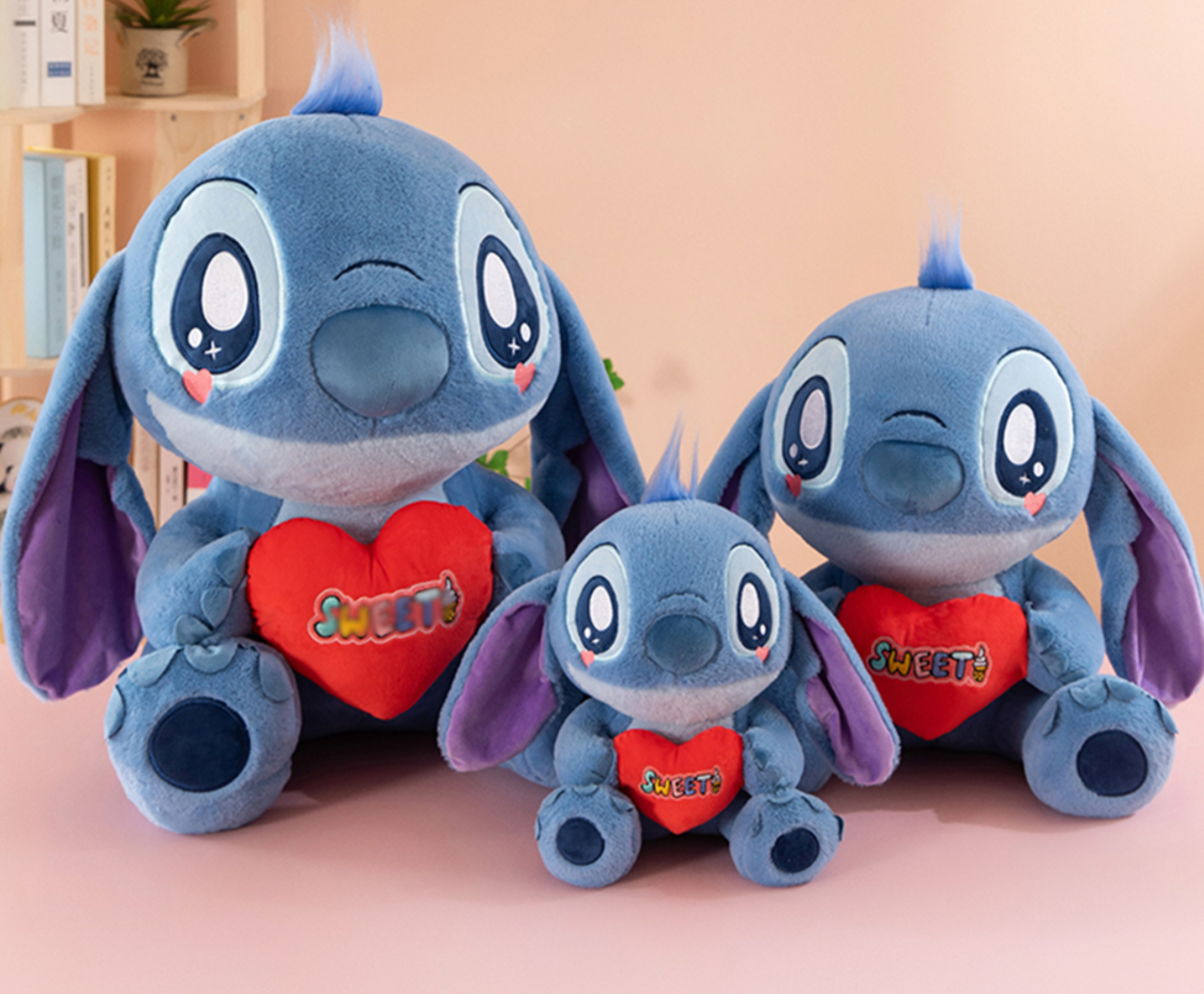 Love Heart Stitch Plush Toy Stuffed Animal Toys