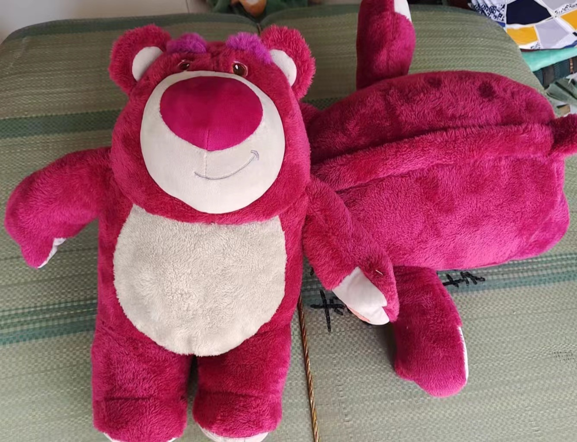 Standing Lotso Bear Plush Toy Blanket