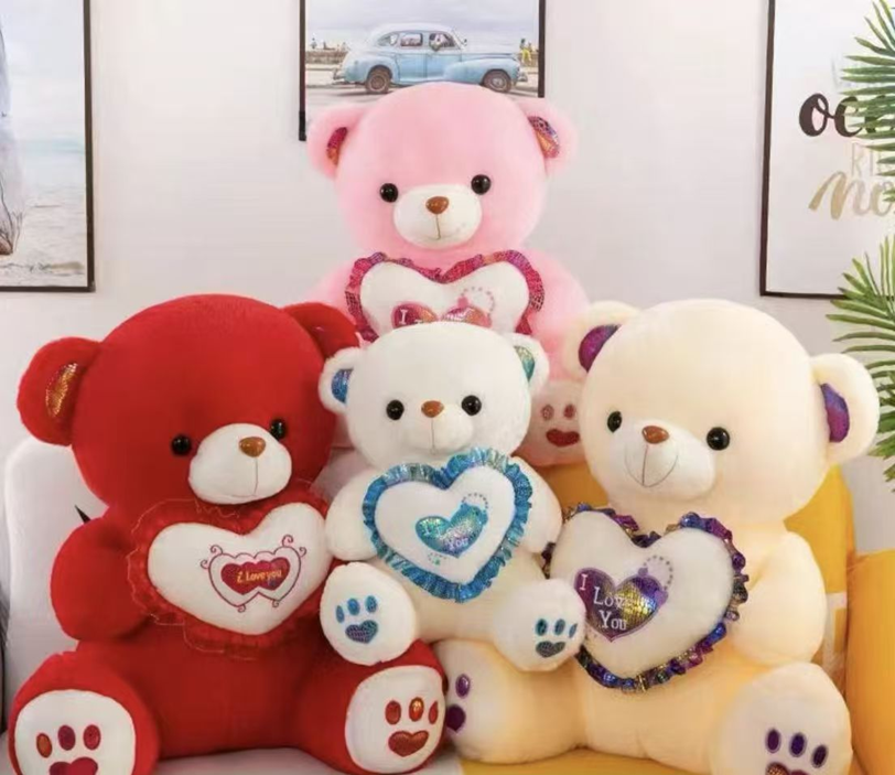 Heart-Hugging Bear