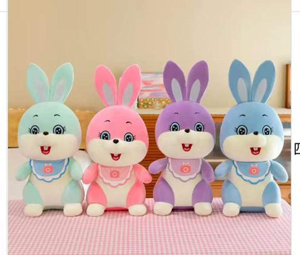 Scarf Rabbit Plush Toy Blanket