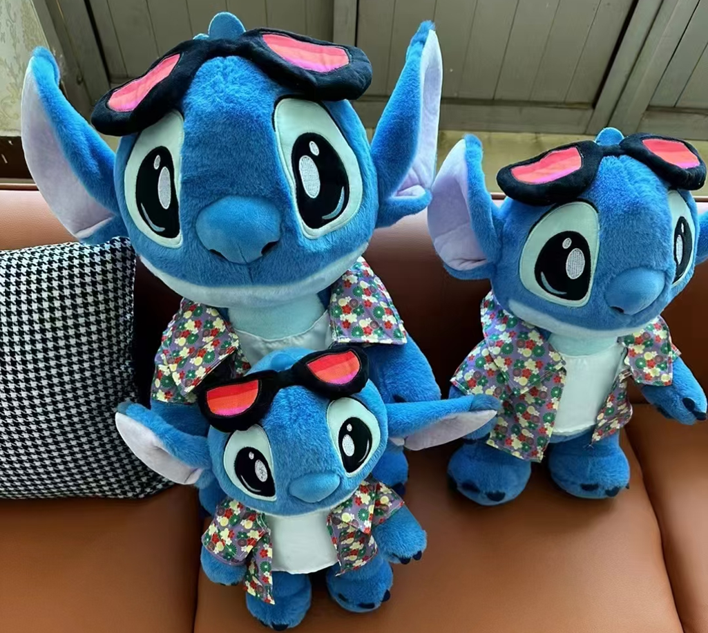 Glasses Stitch Plush Toy Stuffed Animal Toys