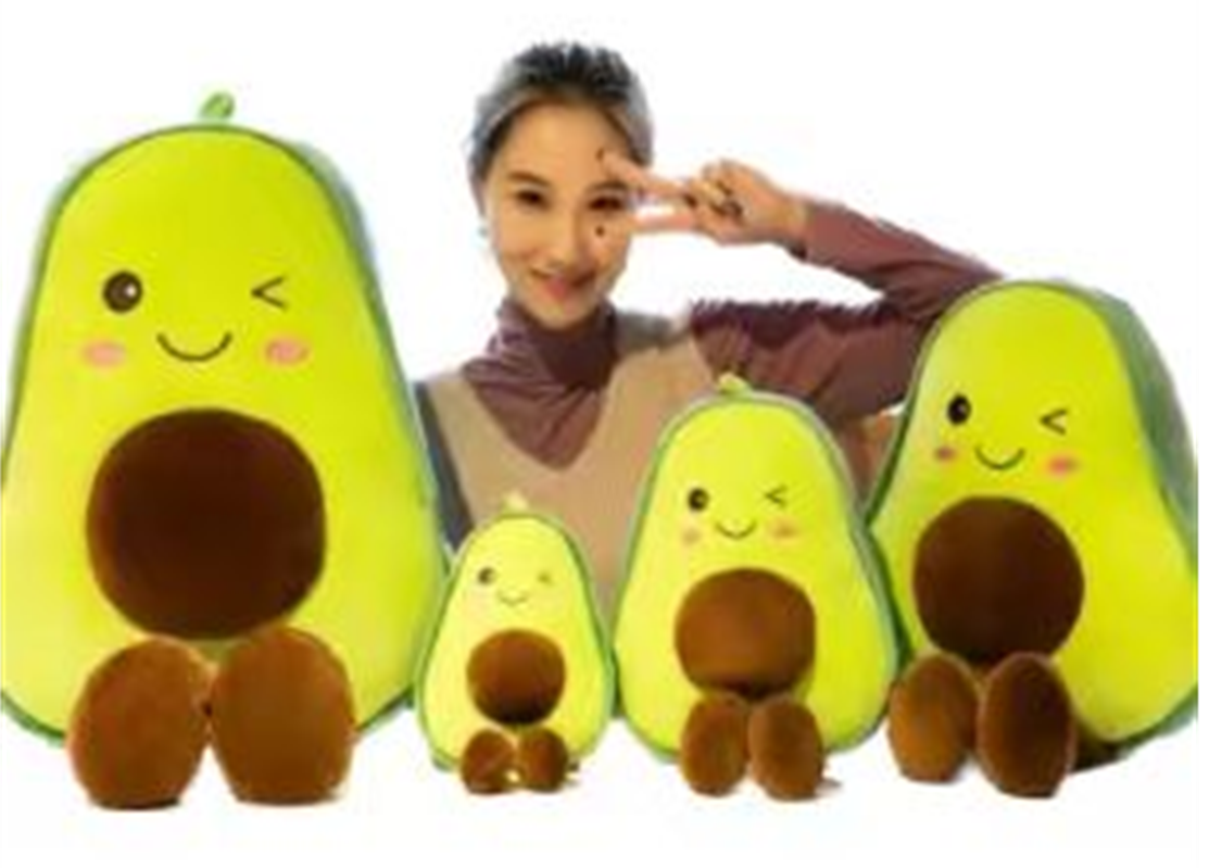 Squint Avocado Plush Toy Stuffed Animal Toys