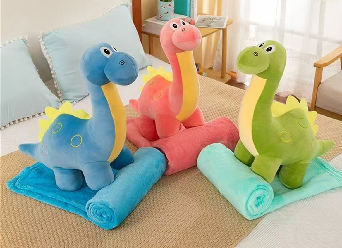 Stegosaurus Plush Toy Blanket