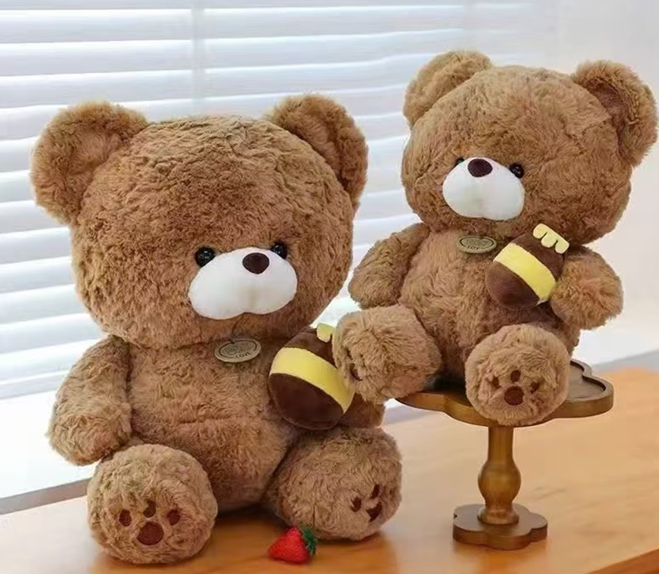 Honey Pot Bear Plush Toy Stuffed Animal Toys