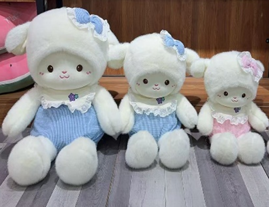 Bib Sheep Plush Toy Stuffed Animal Toys