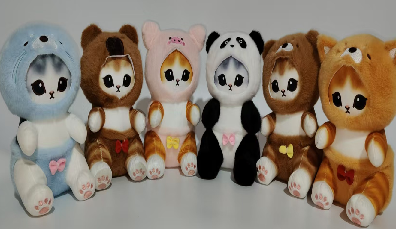 Transforming Cat Plush Toy Stuffed Animal Toys