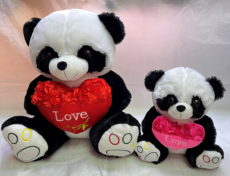 Heart Panda Bear