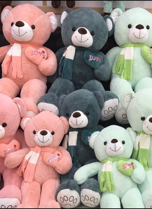 Scarf Heart Bear