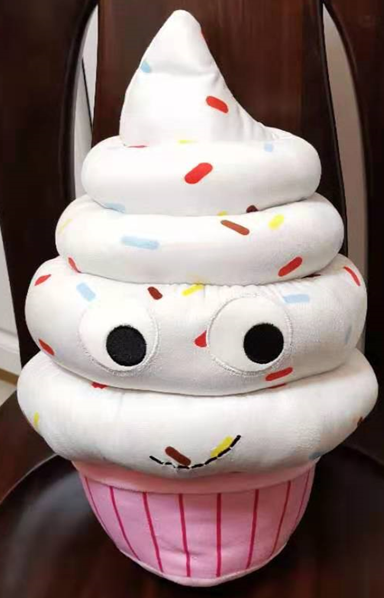 Ice Cream Plush Pillow