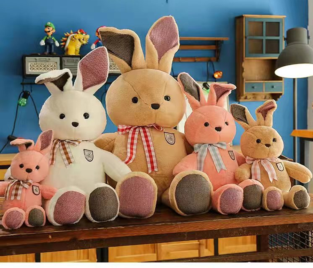 Ribbon Rabbit Plush Toy