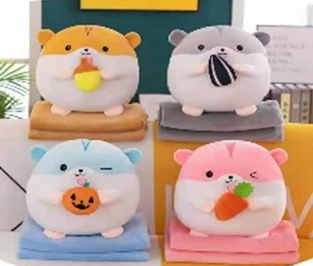 Hamster (3-in-1) Plush Blanket