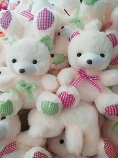 Plaid Bow Tie Bear