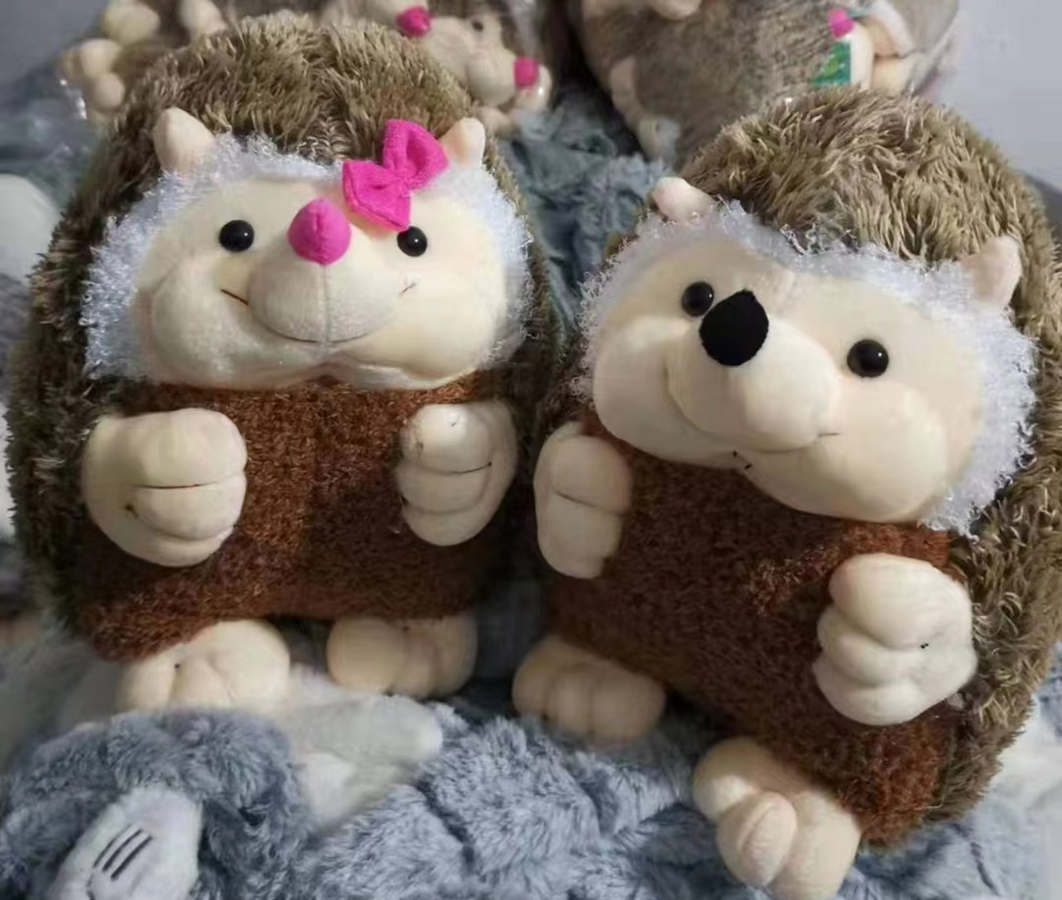Couple Hedgehog Plush Toy Stuffed Animal Toys