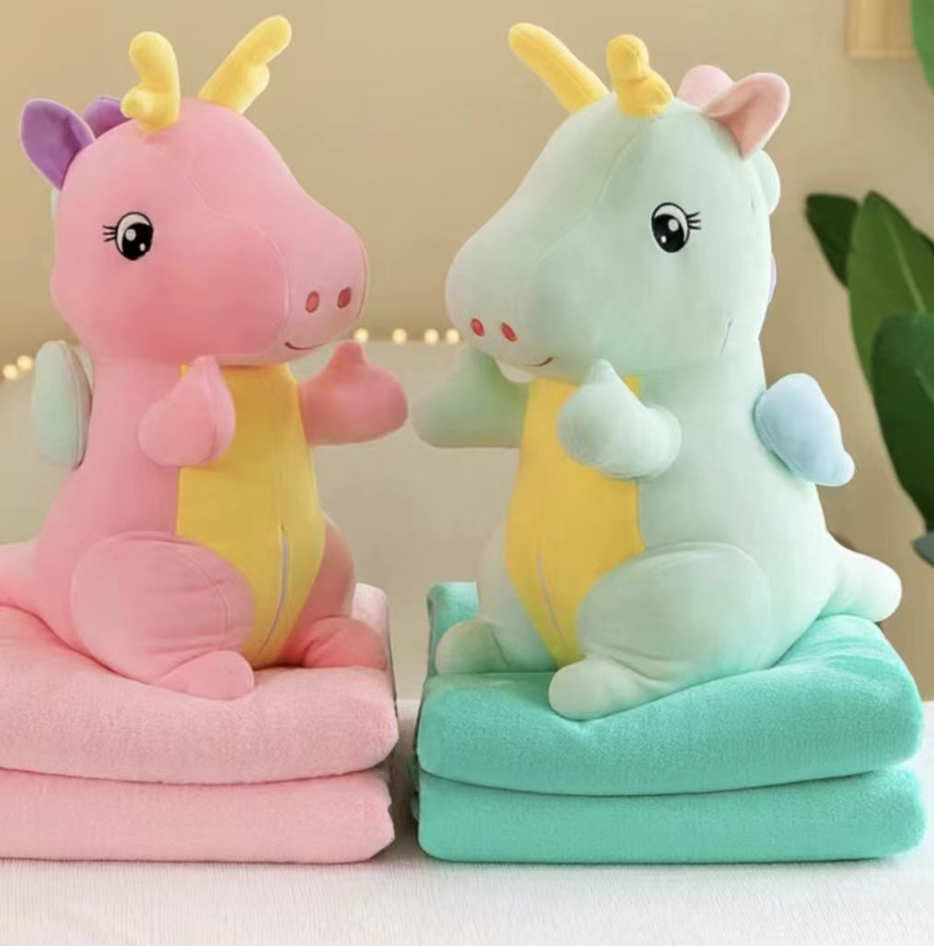 New Unicorn Plush Toy Blanket