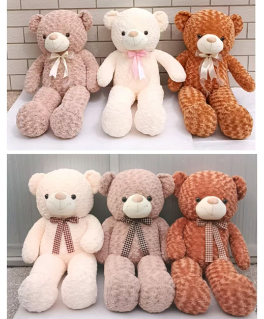 Rose Velvet Ribbon Bear