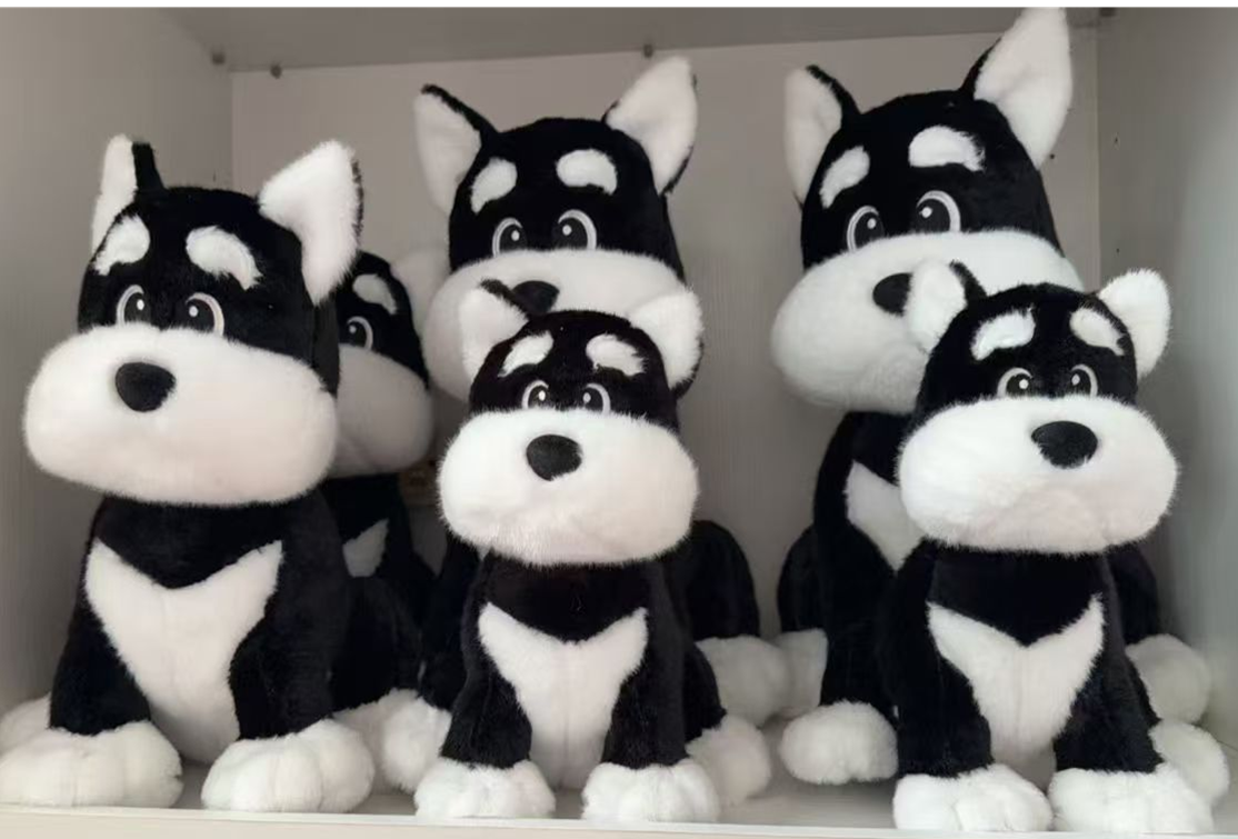 Schnauzer Dog Plush Toy Stuffed Animal Toys
