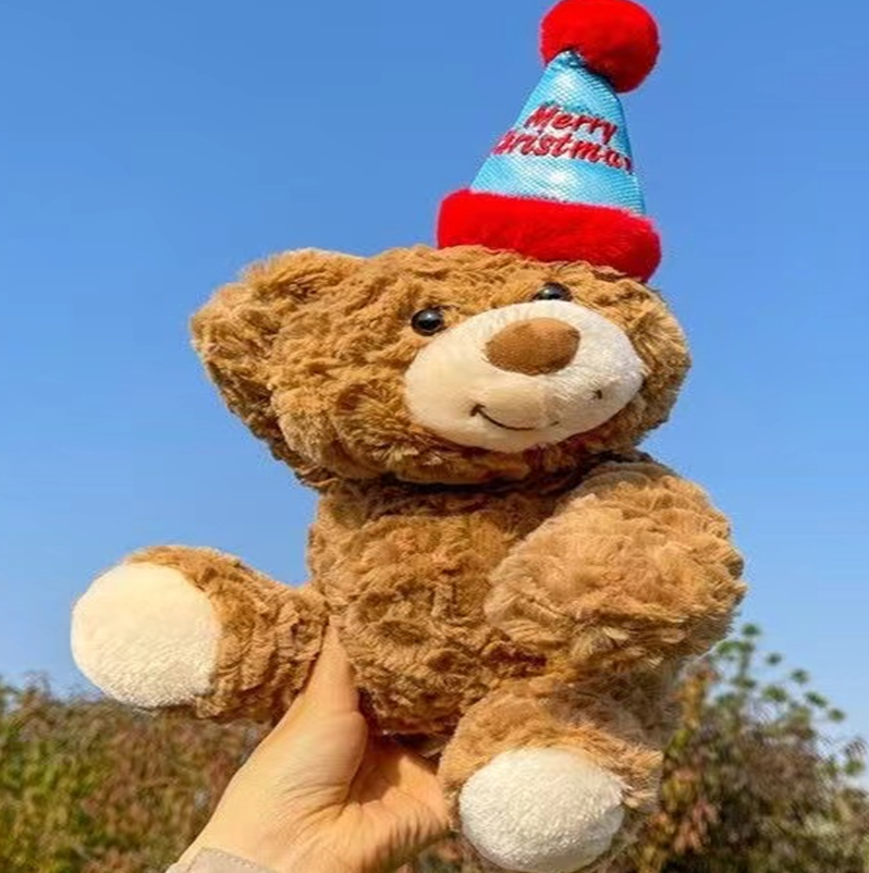 Christmas Little Bear Plush Toy Stuffed Animal Toys