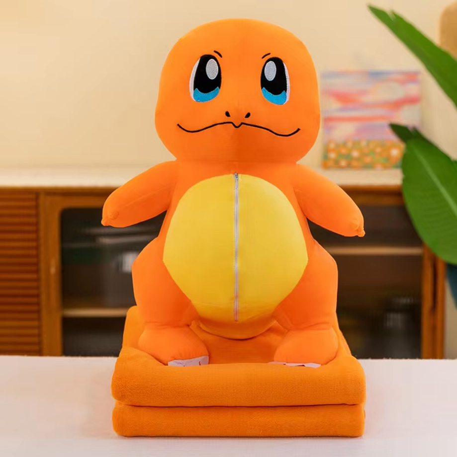 Fire Dragon Plush Toy Blanket