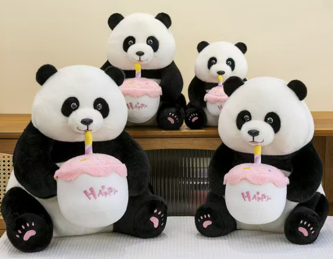Cake Panda Plush Toy