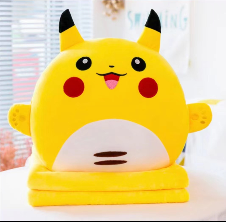 Pikachu Plush Toy Blanket