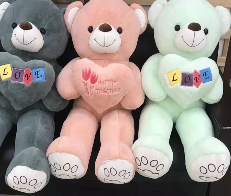 Heart-Hugging Bear