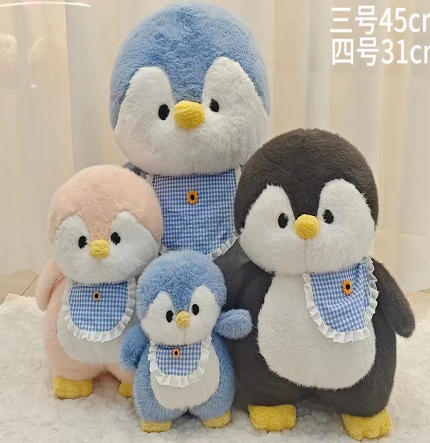 Bib Penguin Plush Toy Stuffed Animal Toys