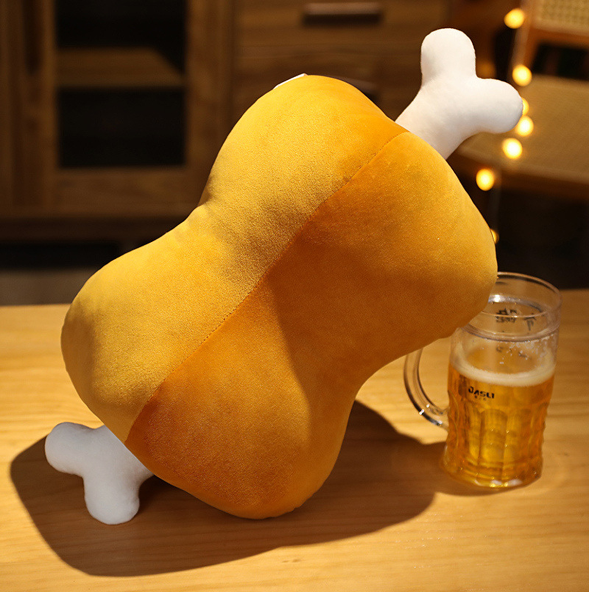 Chicken Leg Plush Pillow