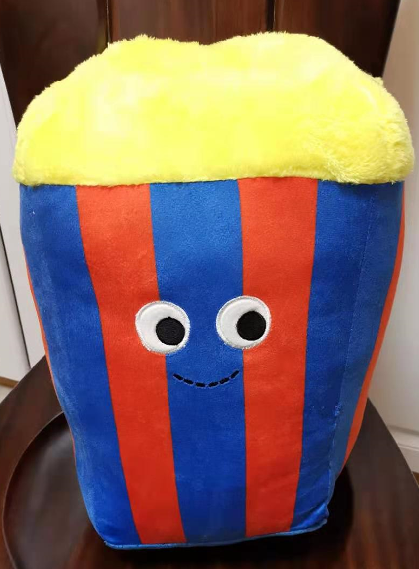 Popcorn Plush Pillow