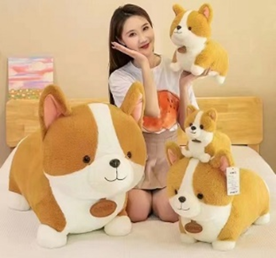 New Style Corgi Dog Plush Toy Stuffed Animal Toys
