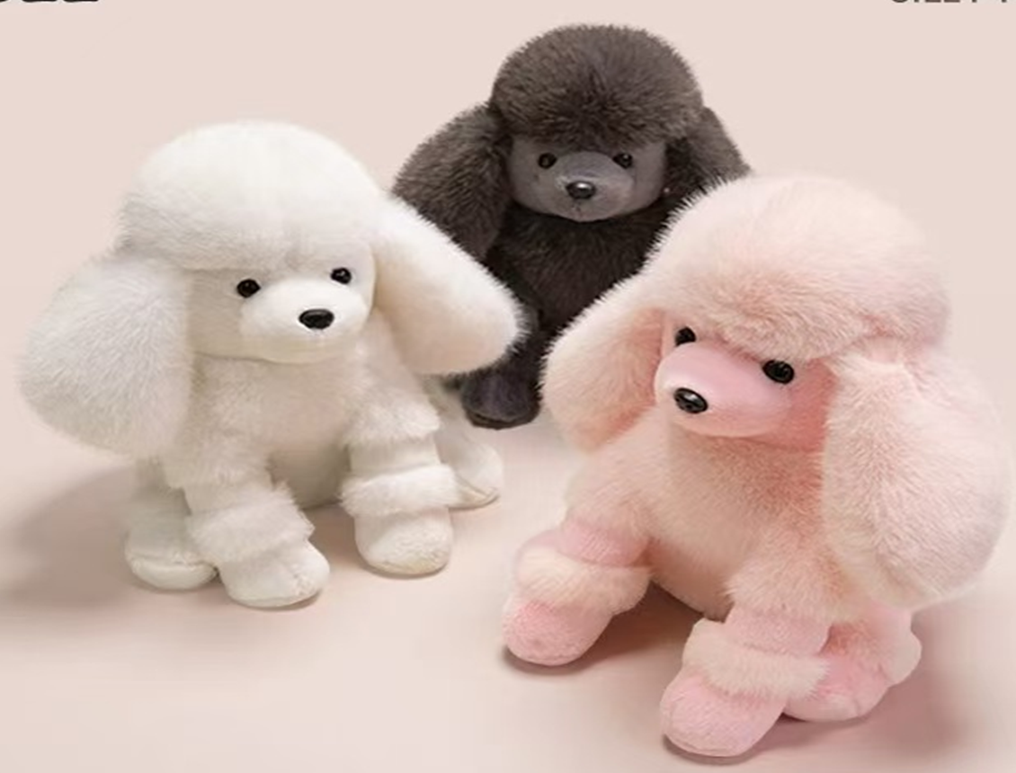 Poodle Dog Plush Toy Stuffed Animal Toys