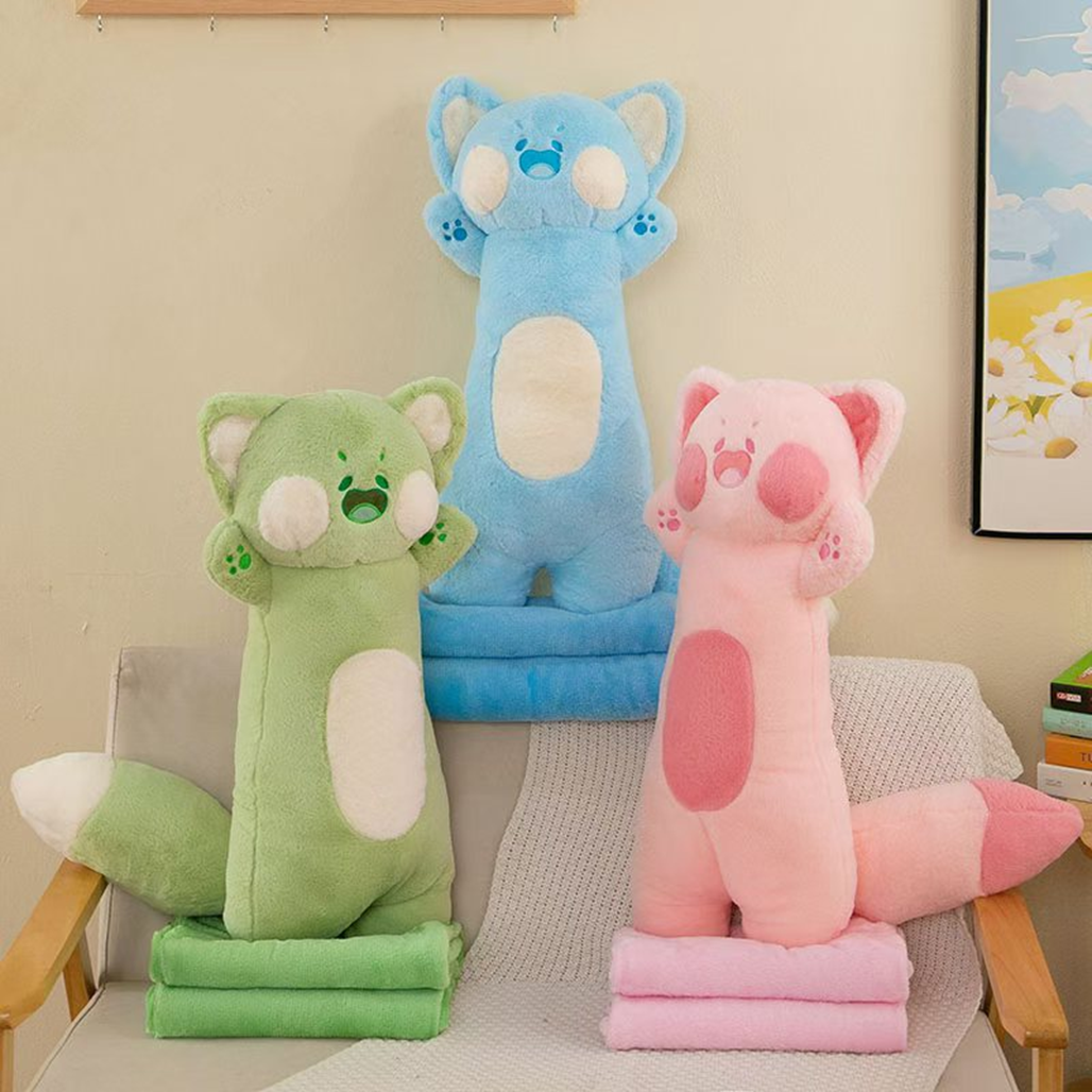 DuDu Cat Plush Toy Blanket